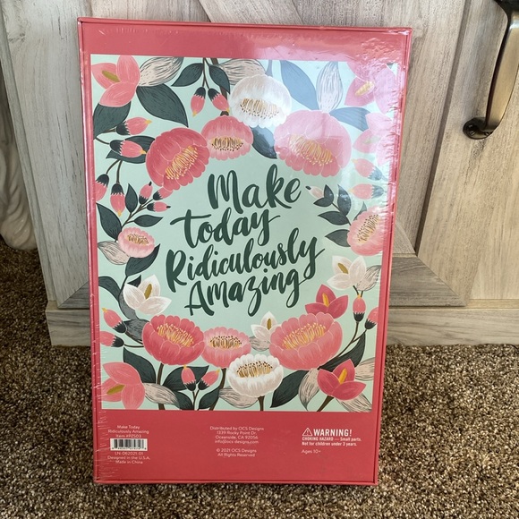 OCS Designs Jigsaw Puzzle;  Make Today Ridiculously Amazing;  1000 pieces - Picture 2 of 3